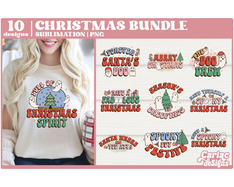 Funny Christmas Sublimation PNG Bundle So Fontsy