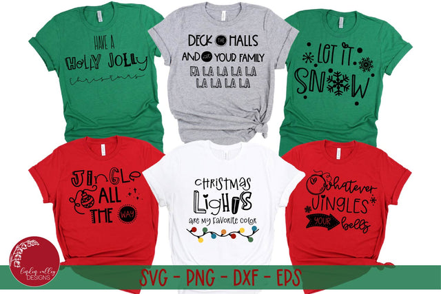 Funny Christmas SVG Bundle-Christmas Tshirt SVG Bundle SVG Linden Valley Designs 