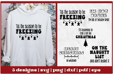 Funny Christmas SVG Bundle | Funny Christmas Sayings SVG SVG Decor and Dreams 