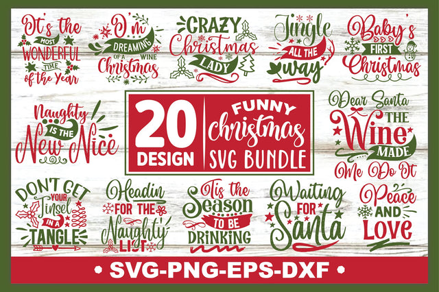 Funny Christmas SVG Bundle SVG Ariyan 