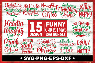 Funny Christmas SVG Bundle SVG Ariyan 
