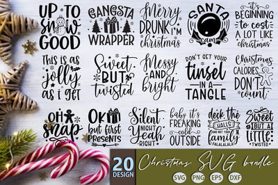 Funny Christmas Svg Bundle SVG FiveStarCrafting 
