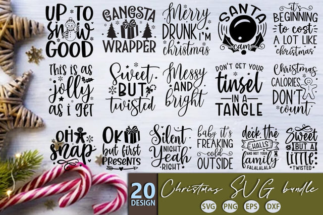 Funny Christmas Svg Bundle SVG FiveStarCrafting 