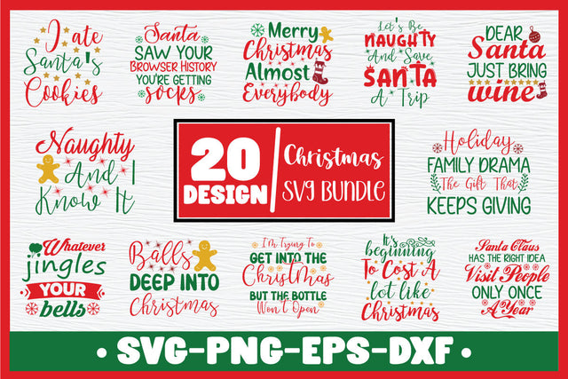 Funny Christmas SVG Bundle SVG md faruk hossain 