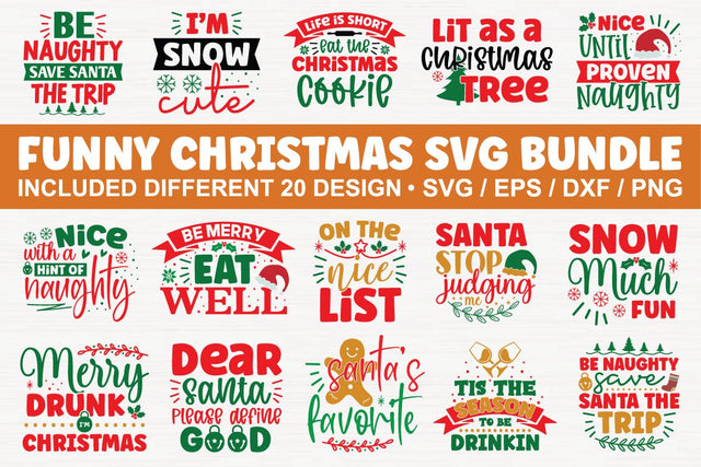 Funny Christmas Svg Bundle SVG md faruk hossain 