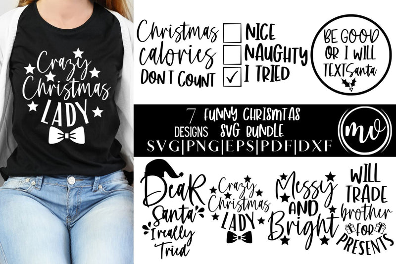 Funny Christmas SVG Bundle SVG MockupSvgVenue 