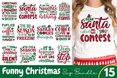 Funny Christmas Svg bundle SVG Regulrcrative 