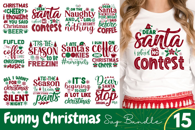 Funny Christmas Svg bundle SVG Regulrcrative 