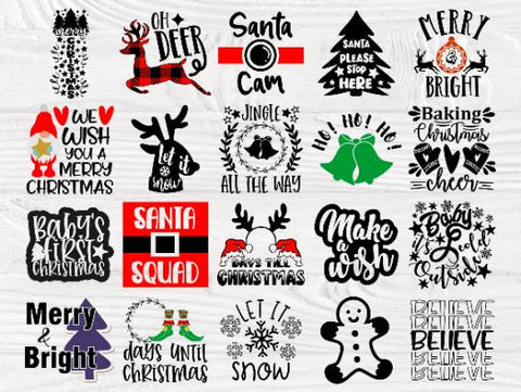 Funny Christmas SVG Bundle, Winter Svg Cut Files SVG TonisArtStudio 