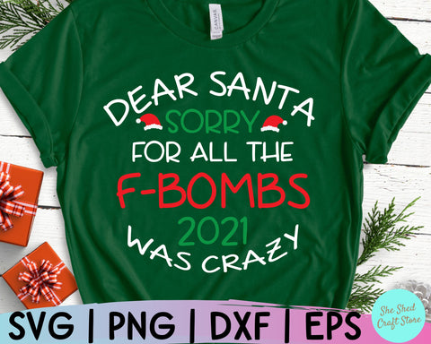 Funny Christmas SVG, Christmas Svg, F Bomb Svg, Christmas Ornament, Adult Christmas Svg, Christmas Sayings Svg, Christmas Tshirt Svg SVG She Shed Craft Store 
