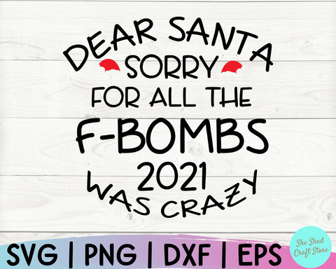 Funny Christmas SVG, Christmas Svg, F Bomb Svg, Christmas Ornament, Adult Christmas Svg, Christmas Sayings Svg, Christmas Tshirt Svg SVG She Shed Craft Store 