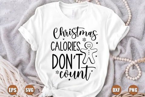 Funny christmas SVG Design, Christmas calories SVG FiveStarCrafting 