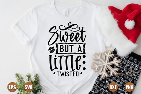 Funny christmas SVG Design, Sweet but a little twisted SVG FiveStarCrafting 