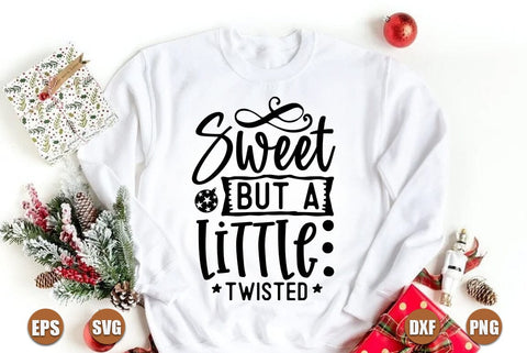 Funny christmas SVG Design, Sweet but a little twisted SVG FiveStarCrafting 
