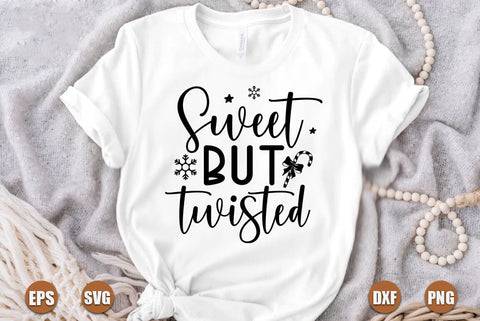 Funny christmas SVG Design, Sweet but twisted SVG FiveStarCrafting 