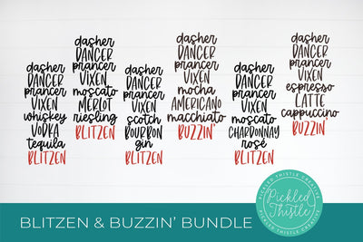 Funny Christmas SVG Holiday Bundle - Christmas SVG SVG Pickled Thistle Creative 