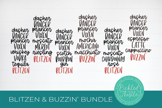 Funny Christmas SVG Holiday Bundle - Christmas SVG SVG Pickled Thistle Creative 