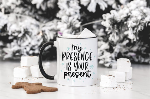 Funny Christmas SVG - My Presence Is Your Present SVG Pickled Thistle Creative 