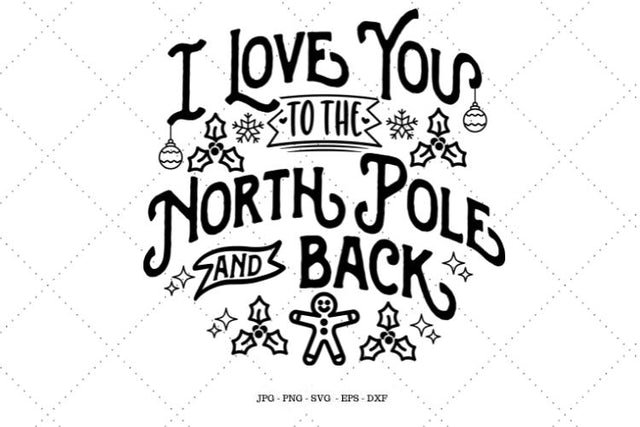 Funny Christmas Svg, North Pole, Christmas Cut File, Christmas Vinyl, Christmas Decal, Printable Christmas SVG SVG Digital Designer 