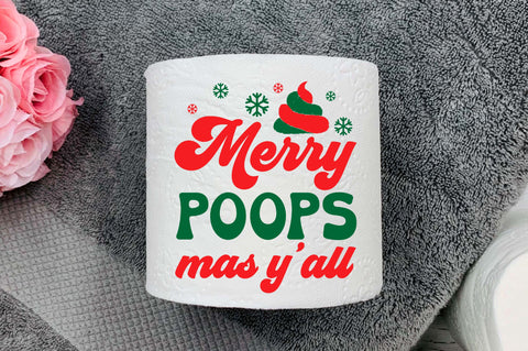 Funny Christmas Toilet Paper SVG Bundle SVG Regulrcrative 