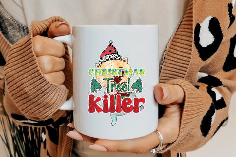 Funny Christmas Tree Killer Sublimation Sublimation Jagonath Roy 