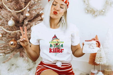 Funny Christmas Tree Killer Sublimation Sublimation Jagonath Roy 