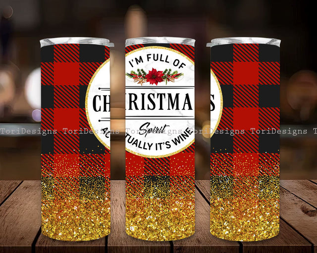 Funny Christmas Wine Tumbler, festive lifestyle, Christmas gift, holiday gift, festive gift Sublimation ToriDesigns 