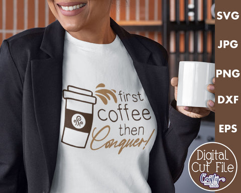 Funny Coffee Bundle | Coffee Svg Files SVG Crafty Mama Studios 