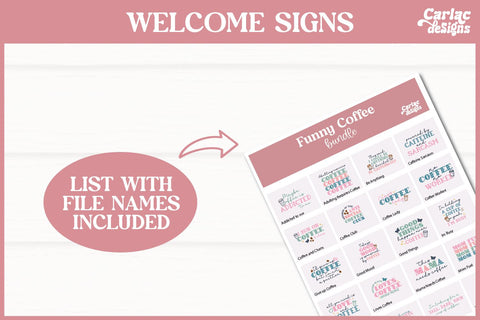 Funny Coffee Bundle SVG Carla C Designs 