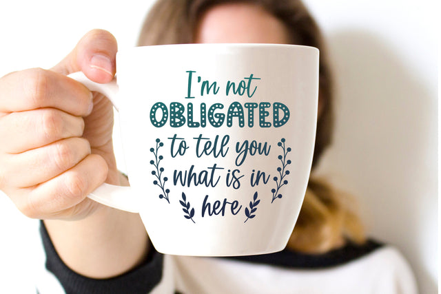 Funny Coffee Mug Design | SVG Cut File SVG So Fontsy Design Shop 