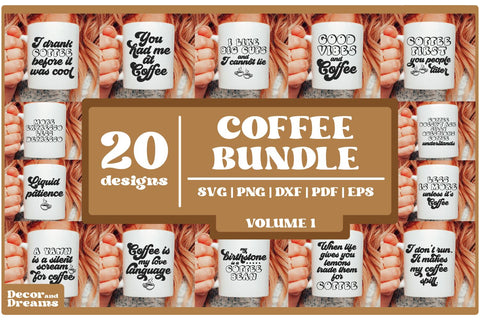 Funny Coffee SVG Bundle SVG Decor and Dreams 