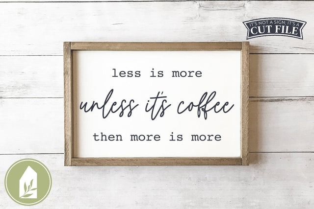 Funny Coffee SVG | Kitchen SVG | Wood Sign SVG SVG LilleJuniper 