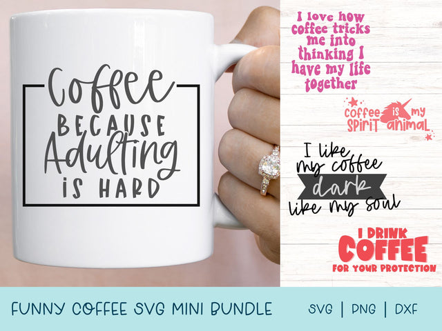 Funny Coffee SVG Mini Bundle SVG So Fontsy Design Shop 