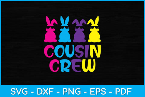 Funny Cousin Crew Easter Svg Design SVG artprintfile 