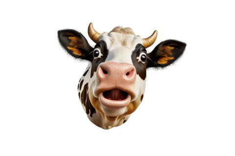 Funny Cow Face Sublimation Clipart Sublimation Regulrcrative 