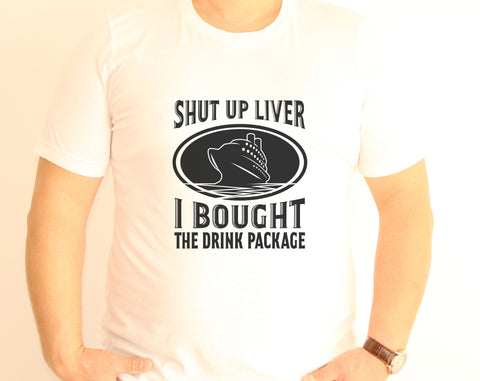 Funny Cruise Quotes SVG Bundle, 6 Designs, Funny Cruise Shirt SVG, Today's Forecast Cruising With A Chance Of Drinking SVG, Shut Up Liver I Bought The Drink Package SVG SVG HappyDesignStudio 