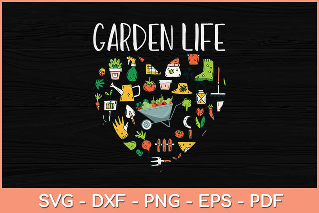 Funny Distressed Garden Life Gardening Svg Design SVG artprintfile 
