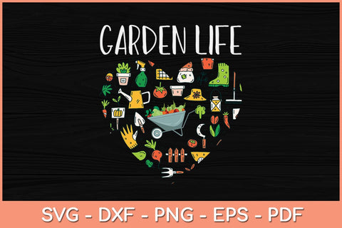 Funny Distressed Garden Life Gardening Svg Design SVG artprintfile 