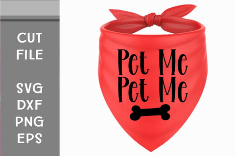 Funny Dog Bandana SVG Bundle, Pet Shirt Svg, Cute Dog Phrases, Will Sit for Treats, Sloppy Kisser, Pet Me Png, Vinyl Decal File for Cricut SVG Svgcraft 
