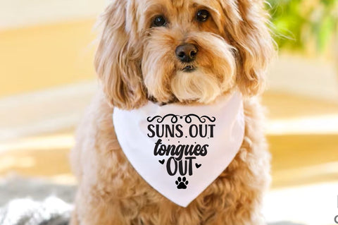 Funny Dog Bandana Svg Bundle, Pet Shirt Svg SVG DESIGNISTIC 