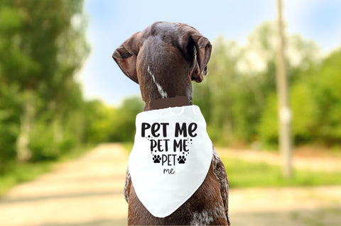 Pet me shop dog bandana