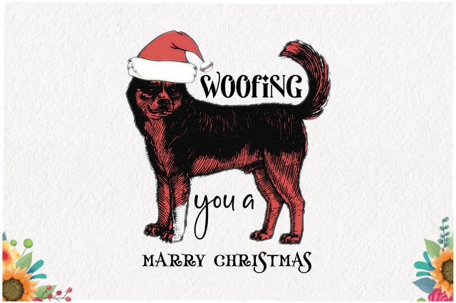 Funny Dog Christmas Sublimation Sublimation Jagonath Roy 