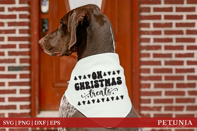 Funny Dog Christmas SVG | Dog Bandana Quote SVG SVG Petunia Digital Design 