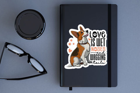 funny dog Printable Stickers Bundle Sublimation Regulrcrative 