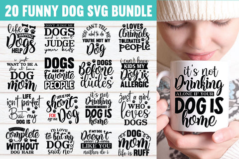 Funny Dog SVG Bundle SVG md faruk hossain 