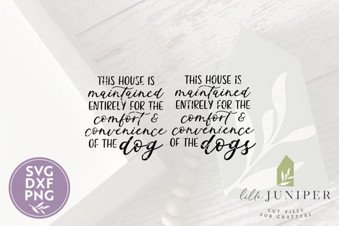 Funny Dog SVG | Comfort & Convenience of the Dog SVG LilleJuniper 