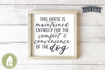 Funny Dog SVG | Comfort & Convenience of the Dog SVG LilleJuniper 