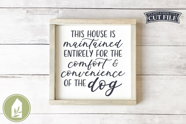 Funny Dog SVG | Comfort & Convenience of the Dog SVG LilleJuniper 