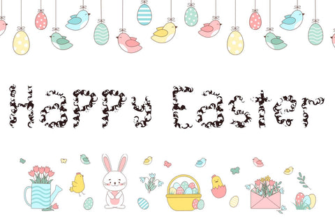 Funny Easter Font Prasetya Letter 