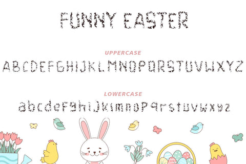 Funny Easter Font Prasetya Letter 